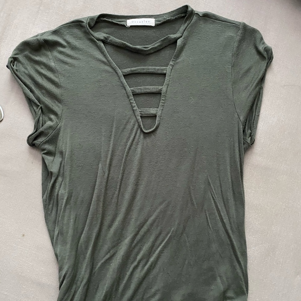 Green Short sleeve top